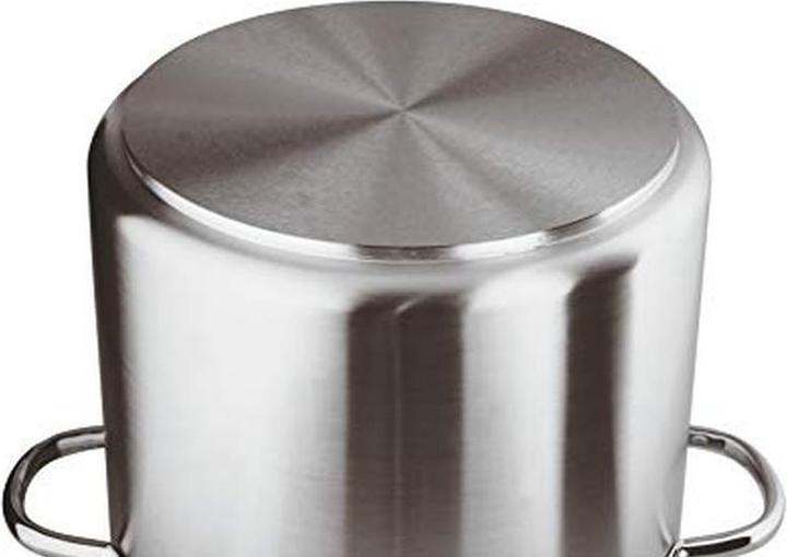 Actual product image Rosenthal High soup pot 32 Series 1000 / stainless steel Satinie (Pot, Stainless steel)