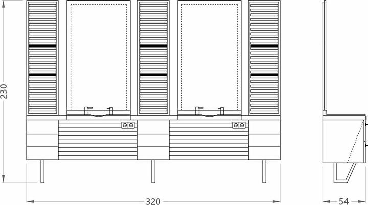 Immagine prodotto Alpeda Massive Man Herren Bedienungsplätze