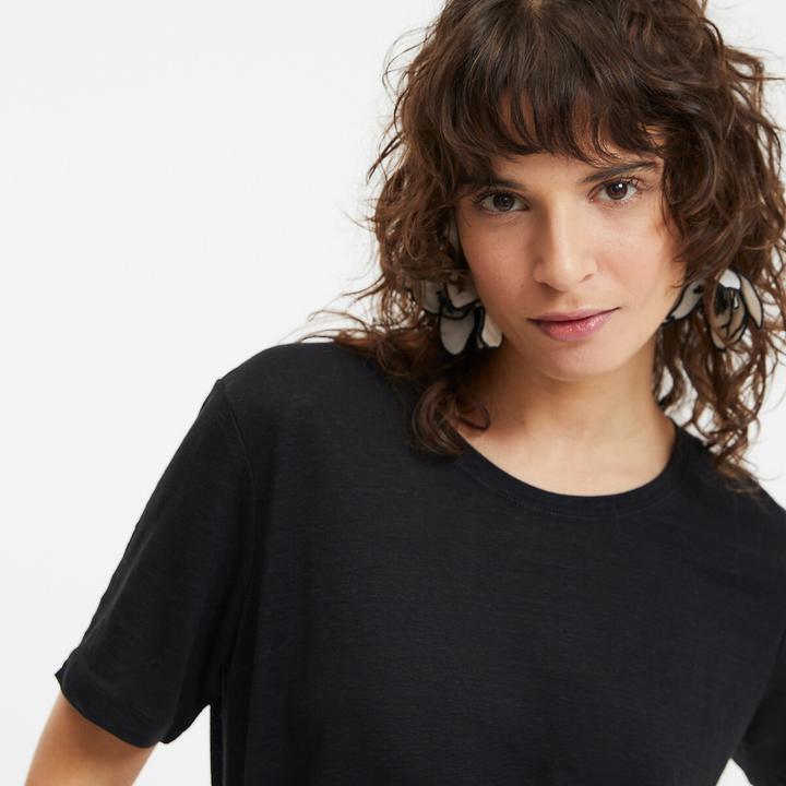 Actual product image La Redoute Collections T-Shirt mit rundem Ausschnitt (L)