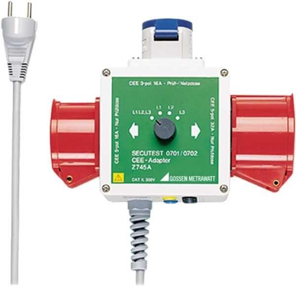 Image du produit Gossen Adaptateur, CEE, 3 phases, Z 745A