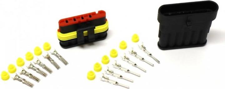 Actual product image EP Socket housing WP SS connector 6-way