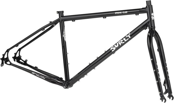 Surly Bridge Club MTB Frameset, 26+/27.5+, trevor's closet black