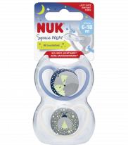 Immagine prodotto NUK Succhietto Space Night (2 x, da 6 m.)