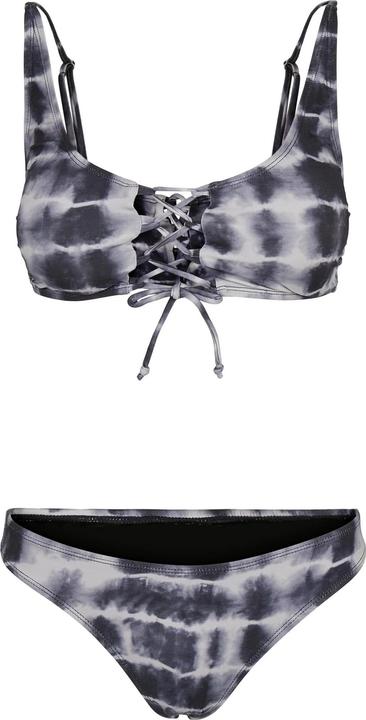Actual product image Urban Classics Womens/Ladies Tie Dye Lace Up Bikini (XS)