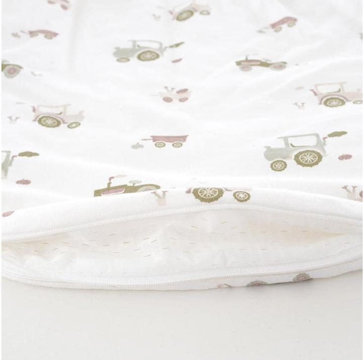 Image du produit Träumeland Sac de couchage LIEBMICH Little Farm vert (56 cm, 2.5 TOG, Été)