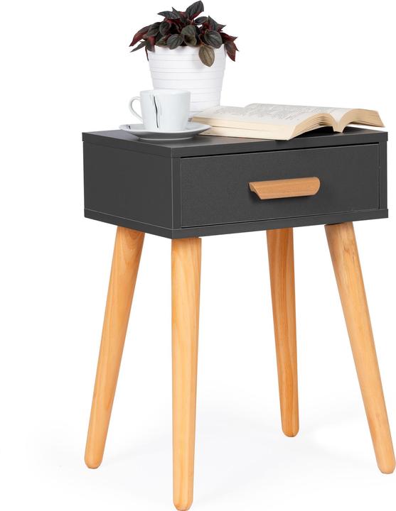 Produktbild Modernhome Moderner Nachttisch oder Couchtisch Grau