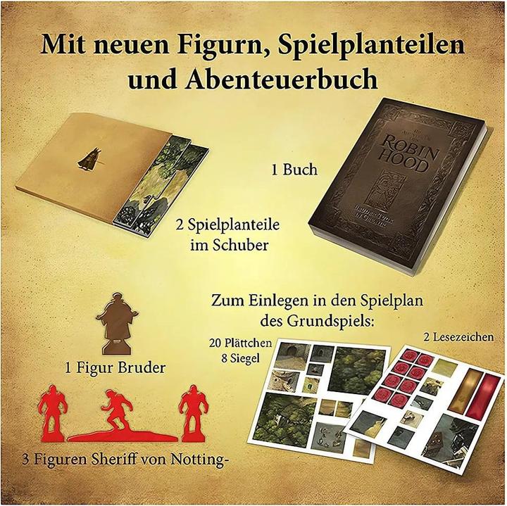 Actual product image Kosmos The adventures of Robin Hood - Brother Tuck in danger (German, 2 - 4 Players)