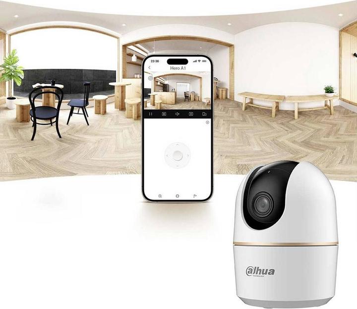 Image du produit Dahua DH-H3A WLAN Netzwerkkamera Schwenk-/Neigekamera 3MP 3,6mm IR Bis zu 10m (2304 x 1296 Pixels)