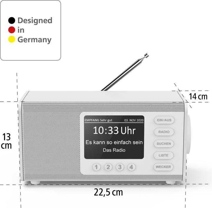 Productafbeelding Hama DR1000DE (FM, DAB+, Bluetooth)