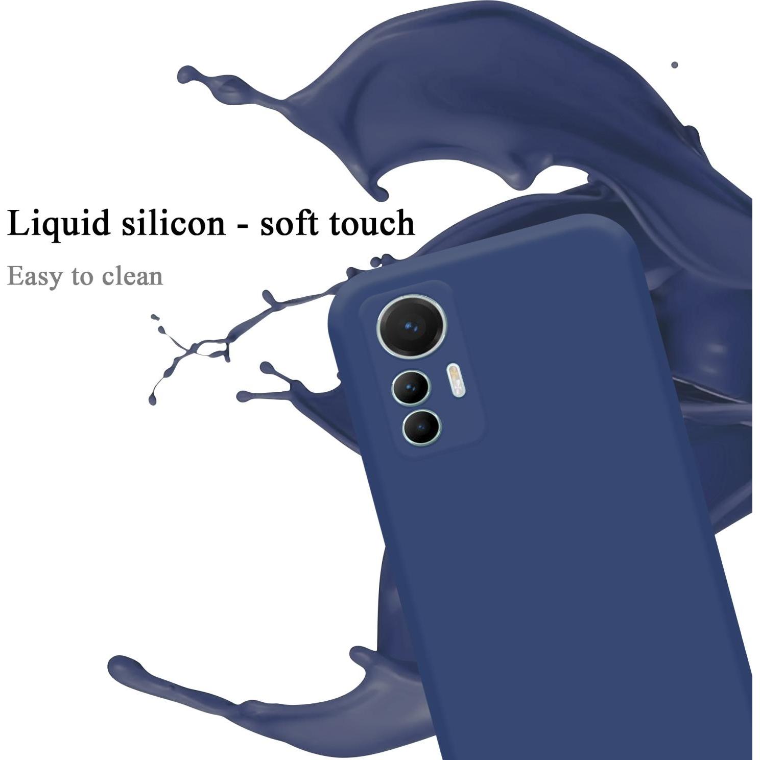 Thumbnail - Cadorabo TPU Liquid Silicone Case Hülle für Xiaomi 12 LITE (Xiaomi 12 Lite), Smartphone Hülle, Blau