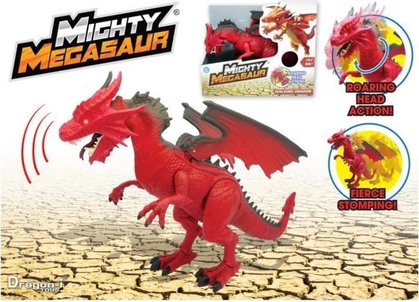 Image du produit Adventure Force Mighty Megasaur 30 CM Battery Operated Walking Dragon (Dragon marcheur puissant)