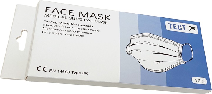 Immagine prodotto Tect Maschera medica (Tipo IIR, 10 x)