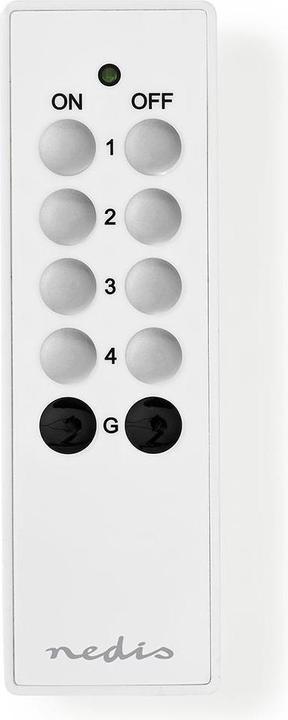 Image du produit Nedis Télécommande RF | 4 canaux | Boutons programmables (Télécommande universelle, Fréquence radio (RF))