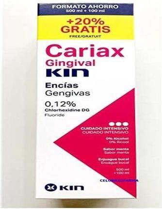 Label énergétique KIN Cariax Gingival Collection 500ml - Pack de 2 (500 ml)