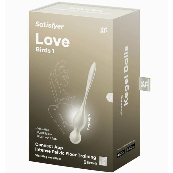Productafbeelding Satisfyer - Love Birds Vibrerende Kegelballen Wit