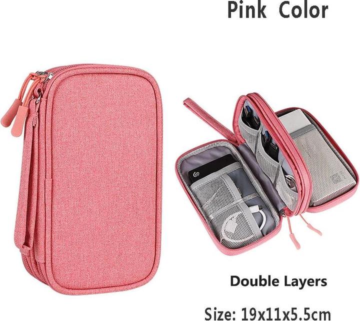 Actual product image Only-Bags.Store Cable bag, electronic bag, electronic accessories organiser, portable cable organiser