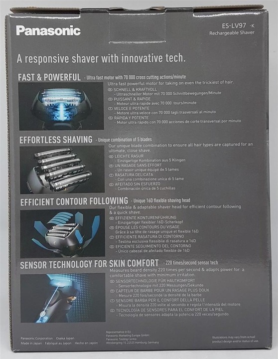 Actual product image Panasonic ES-LV97-K803