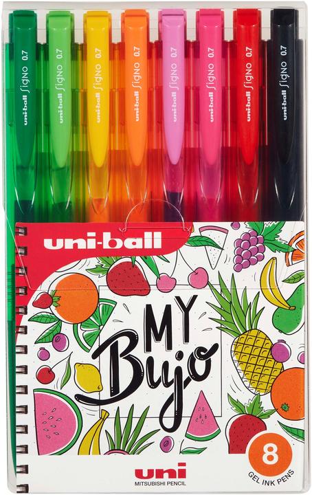 Black, Golden yellow, Green, Light green, Orange, Raspberry, Red, Rose