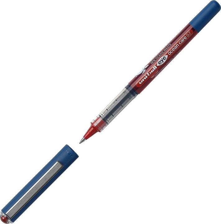 Image du produit Uni-ball Stylo gel UB EYE Ocean Care 0,4 mm, Couleur de l'encre : rouge (Rouge, 1 x)