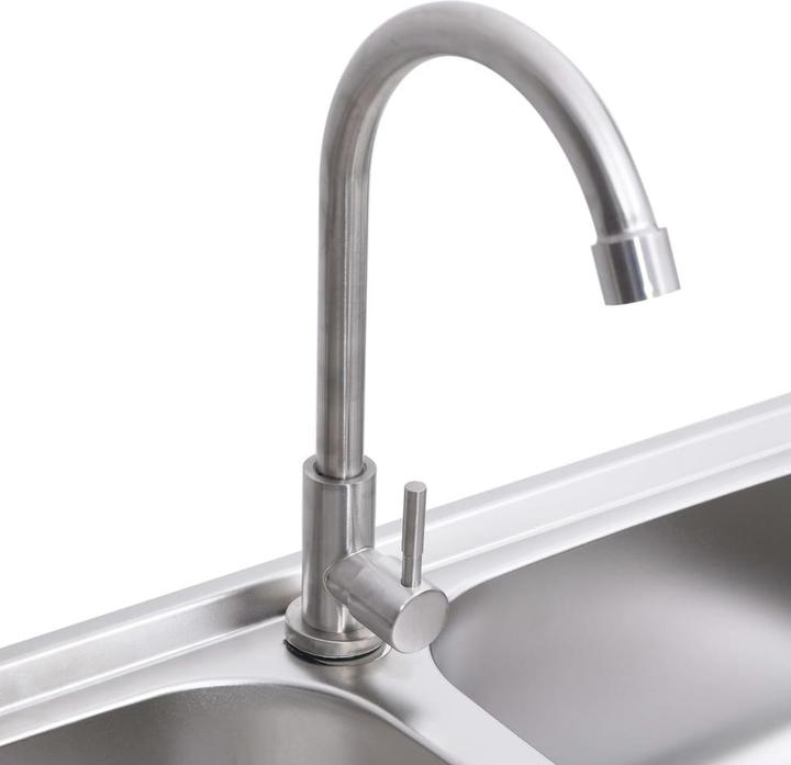 Immagine prodotto vidaXL Caterina (Lavello con sgocciolatoio, 76 cm, 42 cm)