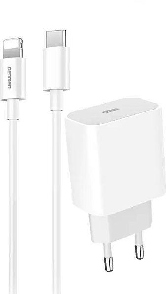 Actual product image Denmen Ladegerät und iPhone-Kabel - Typ C (20 W, 1 portion)