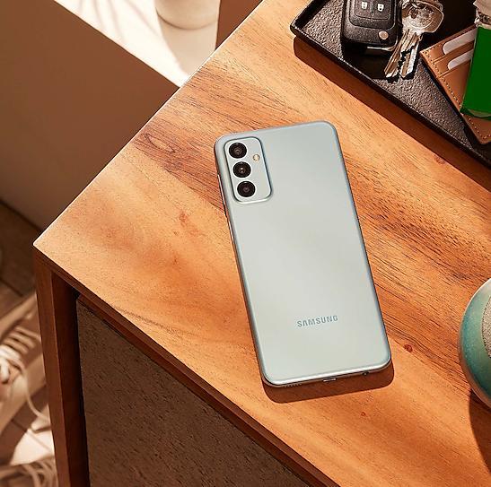 Actual product image Samsung Galaxy M23 (128 GB, Light blue, 6.60", Dual SIM, 5G)