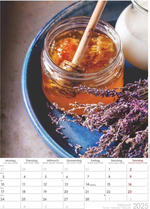 Immagine prodotto Alpha Edition Calendario con immagini di erbe e spezie 2025, 29,7x42cm, calendario di alta qualità (Copertina rigida, Tedesco)
