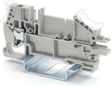 Produktbild RS PRO Reihenklemme Grau, 2.5mm², 400 V / 24A, mit