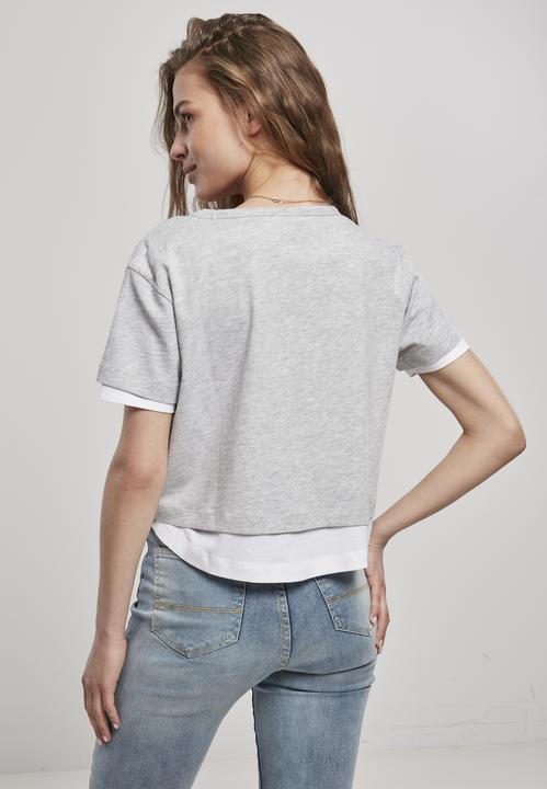 Actual product image Urban Classics Ladies Full Double Layered Tee (M)