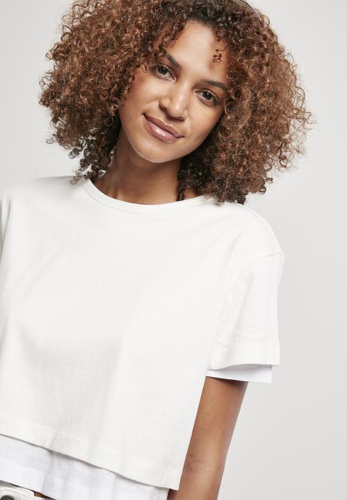 Produktbild Urban Classics Ladies Full Double Layered Tee (L)