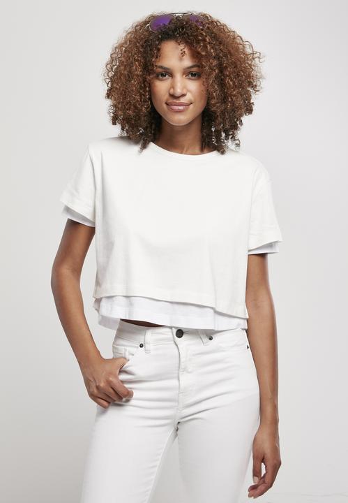 Produktbild Urban Classics Ladies Full Double Layered Tee (L)