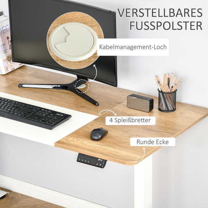 Actual product image Jamb Standing Desk Electric Desk (140 x 70 x 116 cm)