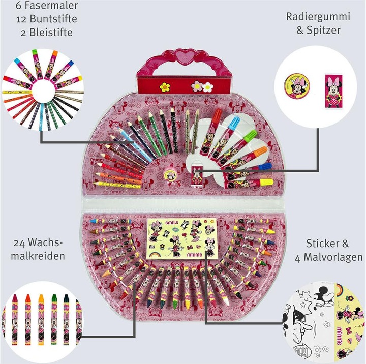 Produktbild Undercover Malset Minnie Mouse Disney 51-teilig, Altersempfehlung