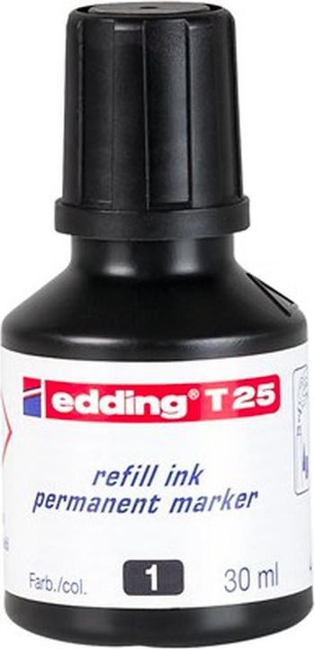 Edding T25 highlighter refill Black 30 ml 1 piece(s) (Black, 1 pcs.)