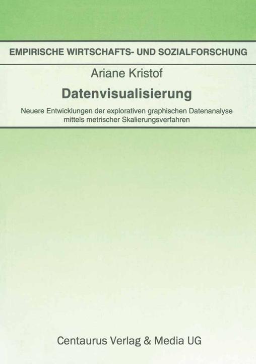 Produktbild Datenvisualisierung (Deutsch, Ariane Kristof, 1995)