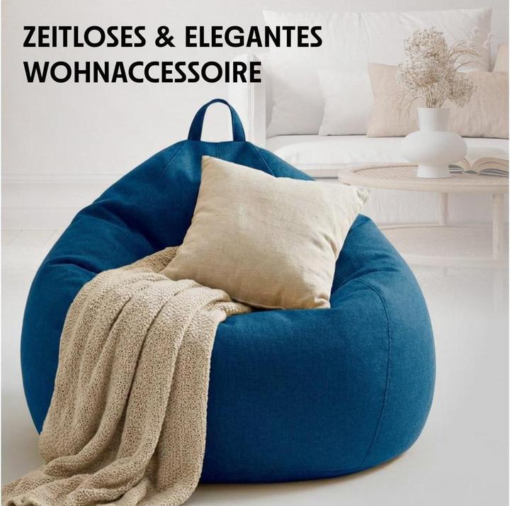 Produktbild Urbanara Sitzsack Basic-Comfort 315 l Polyester (PES), Blau