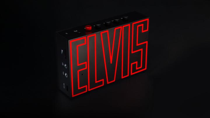 Actual product image we are rewind Elvis: Portable Bluetooth cassette player