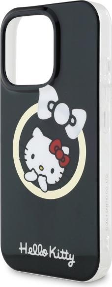 Image du produit Hello Kitty HKHMP16XHFLBK iPhone 16 Pro Max 6,9" czarny/black hardcase IML Fun bow Magsafe (Apple iPhone 16 Pro Max)
