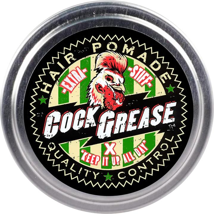 Actual product image Cock Grease Extra Stiff Pomade 50 g (Hair pomade, Hair wax, 50 g)