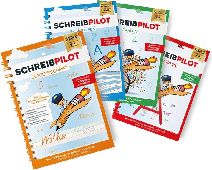 Produktbild Schreibathlet Schulheft Schreibpilot DIN-A4 Schreibschrift (A4, Gepunktet, Weicher Einband)