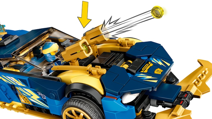 Produktbild LEGO Jays und Nyas Rennwagen EVO (71776, LEGO Ninjago)