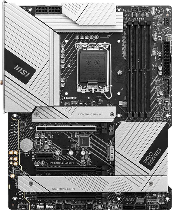 Image du produit MSI PRO Z790-A MAX Wifi (Z790,S1700,ATX,DDR5) (LGA 1700, Intel Z790, ATX)