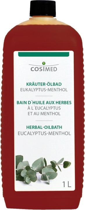 Actual product image Cosimed Herbal Oil Bath Eucalyptus-Menthol 1 litre (1000 ml)
