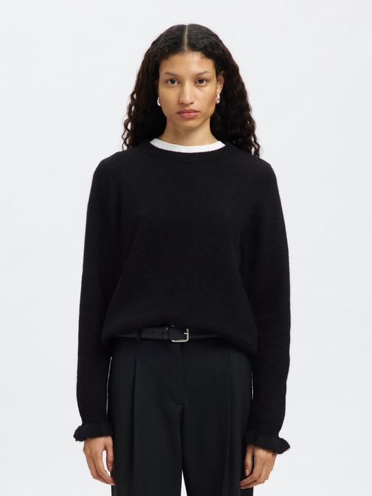 Produktbild Selected Femme Rüschenärmel Strickpullover (S)