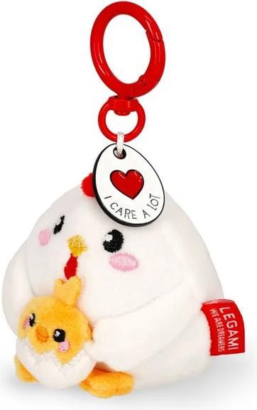 Actual product image Legami Plüsch-Schlüsselanhänger - Super Soft! - Tiny - Hen