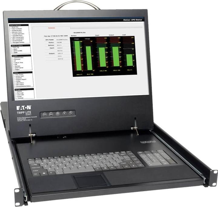 Actual product image Eaton Tripp Lite Series B070-008-19 - 48.3 cm (19 inch) - 1280 x 1024 pixels - LCD - VGA - USB - PS/2 - U