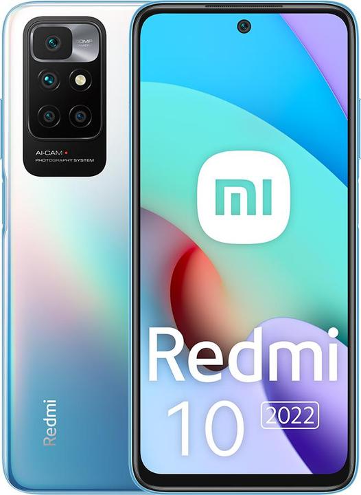 Produktbild Xiaomi Redmi 10 2022 (128 GB, Sea Blue, 6.50", Dual SIM, 4G)