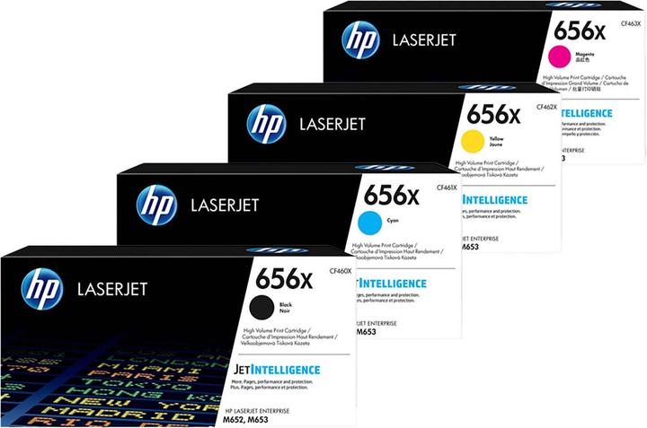 Produktbild HP Original CF460X / 656X SET Multipack / Set mit allen vier Farben (BK, C, M, Y)