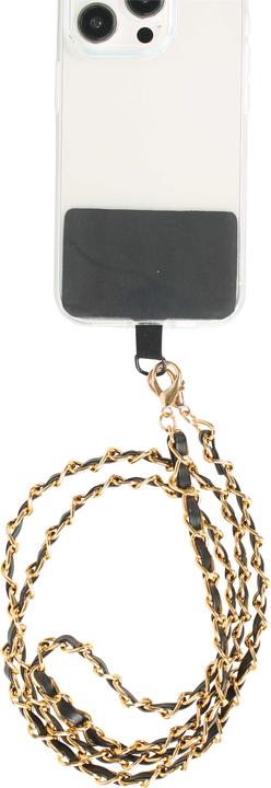 Actual product image PhoneLook Lanière/lacet élégante et sophistiquée universelle pour smartphone en similicuir et métal