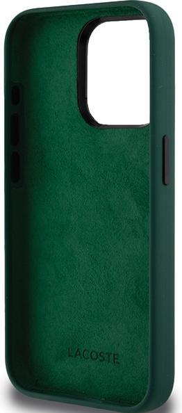 Actual product image Lacoste LCHCP15XGRAK iPhone 15 Pro Max 6.7" czarny/black hardcase Silicone Graffiti (Apple iPhone 15 Pro Max)